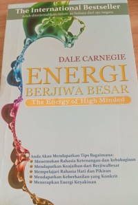 Image of Energi berjiwa Besar ( The Energi of High Minded)